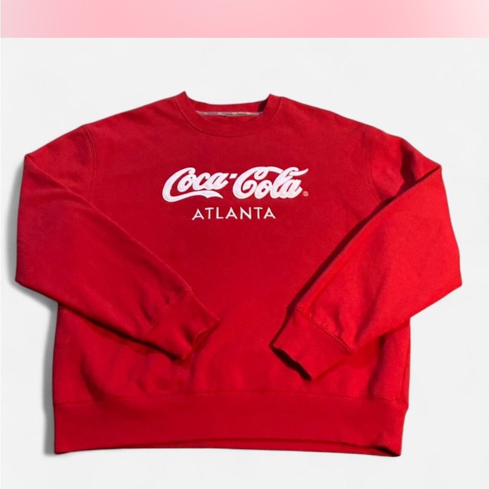 Coca Cola Atlanta Red Crewneck Sweater